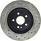 Centric Parts Sport Cross Drilled Brake Rotor, 128.35036R 128.35036R - alternate 5